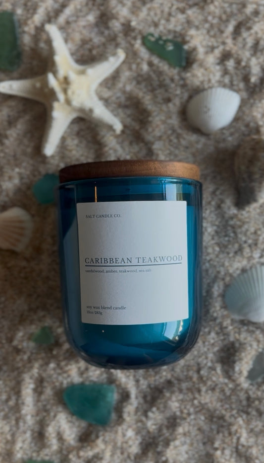 Caribbean Teakwood 10oz candle