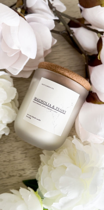 Magnolia & Peony 9oz candle
