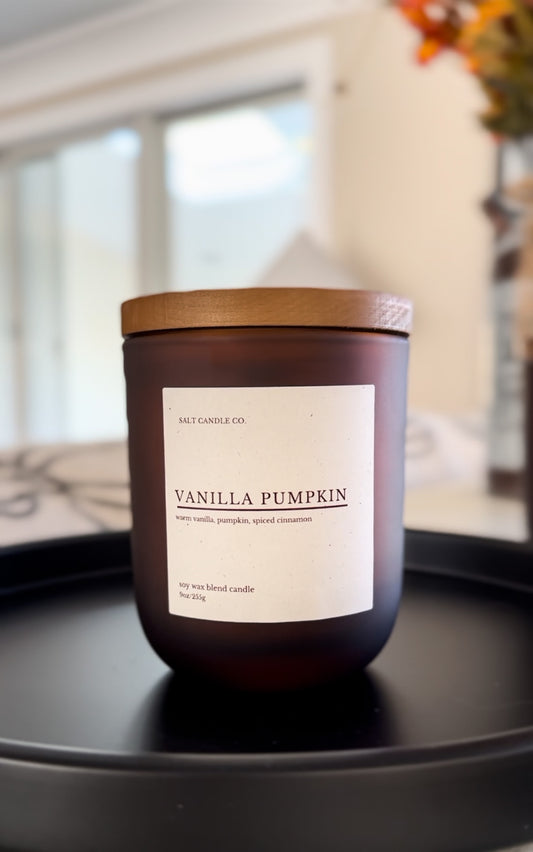 Vanilla Pumpkin 9oz Candle